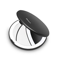 Fancii Mini Lumi 4" Black LED Lighted Compact Mirror