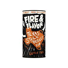 Fire & Flavor Signature Series Texas Style Brisket Rub, Dry Rub, 9oz