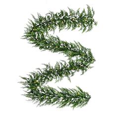 Fraser Hill Farm 9-Ft. Real Feel Cedar Pre-Lit Artificial Christmas...