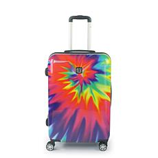 FUL Tie Dye 24" Spinner Rolling ABS Hard-case Suitcase
