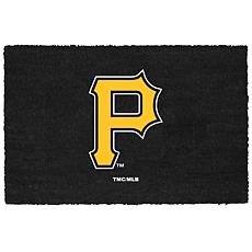 Full Team Color Coir Fiber Doormat with Vinyl Backing - Pirates