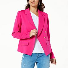 G by Giuliana Black Label Papa DePandi Collab Heart Blazer