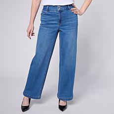G by Giuliana G5 Stretch Denim Full-Leg Trouser