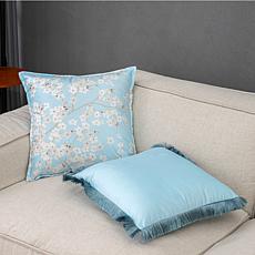 G By Giuliana Set of 2 Cherry Blossom Decorative Pillows