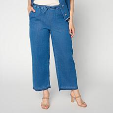 G by Giuliana Stitch & Release Featherweight Denim Cropped Pant