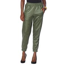 G by Giuliana Ultrasuede Pull-On Jogger Pant