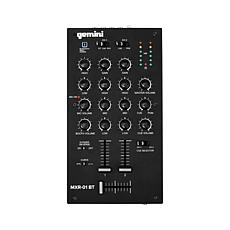 Gemini MXR-01BT 2-Channel Professional DJ Mixer with Bluetooth Input