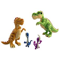Gigantosaurus Super Dino Friends Pack - 4pk Dinosaur Toy Miniatures