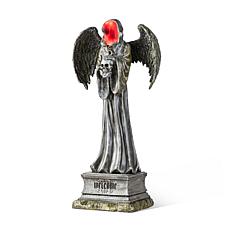 Glitzhome 24"H Lighted Halloween Grim Reaper Resin Porch Decor