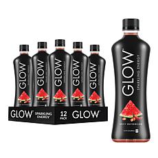 GLOW Beverages 12-pk Spicy Watermelon Flavored Sparkling Energy Water