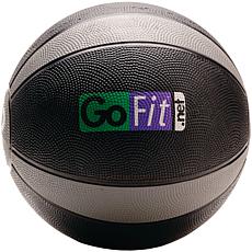 GoFit GF-MB12 Medicine Ball (12 lbs; Black and Gray)