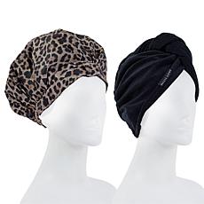 Grace Eleyae Shower Cap and Towel Wrap Set