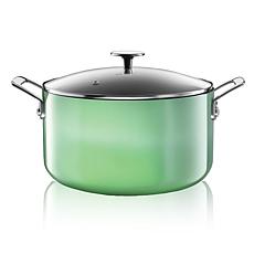 BergHOFF Slate Non-Stick Aluminum Stockpot 8, 3qt. with Glass Lid