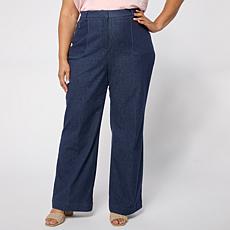 Grey by Jhoan Sebastian Grey Flared Denim Knit Pant