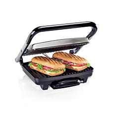 salton stainless steel panini grill