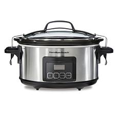 Hamilton Beach Programmable Stay or Go 6 Quart Slow Cooker