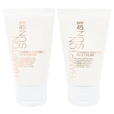 Hampton Sun SPF 45 Wrinkle Control Face Cream Duo