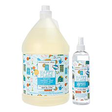 Happy Place 256 Load Liquid Laundry Soap & 12 oz. Pre-Spot Spray Set