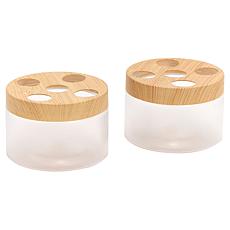 Happy Place Set of 2 Vented 8 oz. Jars for Air Freshening Gel