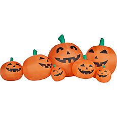 Haunted Hill Farm 10' Inflatable Pumpkin Family with Lights