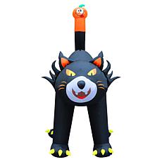 Haunted Hill Farm 10' Tall Pre-lit Inflatable Black Cat