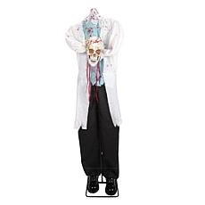 Haunted Hill Farm 5.2-Ft. Standing Shaking Headless Doctor Animatronic