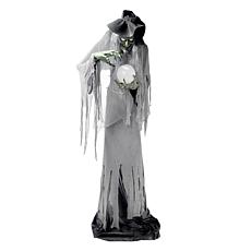 Haunted Hill Farm 9.8-Ft. Towering Witch with Magic Ball Animatronic