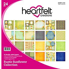 Heartfelt Creations Rustic Sunflower Paper Collection