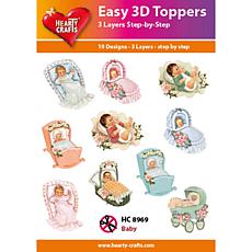 Hearty Crafts Easy 3D Toppers - Baby