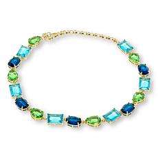 Heidi Daus Alta Moda Blue Glass Necklace