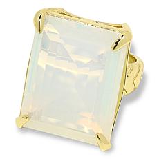 Heidi Daus In Vogue Goldtone Solitaire Ring