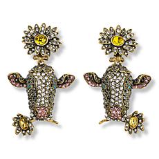 Heidi Daus "Miss Daisy" Crystal Drop Earrings