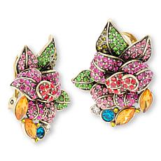 Heidi Daus Spring Awakening Floral-Inspired Crystal Earrings