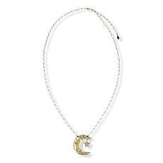 Heidi Daus Twinkling Crescent 36" Drop Necklace
