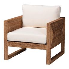 Helina Bohemian Arm Chair with Woven Seagrass