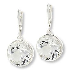 Herkimer Mines "Diamond" Quartz Large Stone Drop Earrings