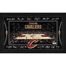 Highland Mint Cleveland Cavaliers Signature Court Framed Print