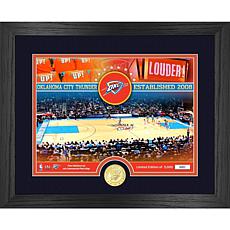 Highland Mint Limited Edition NBA Oklahoma City Thunder Court Photo...