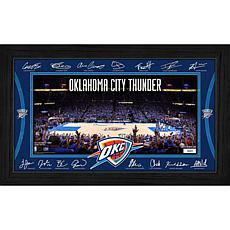 Highland Mint Oklahoma City Thunder Signature Court 12" x 20" Print