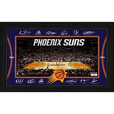 Highland Mint Phoenix Suns Signature Court 12" x 20" Framed Print
