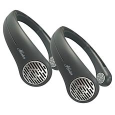 Hunter 2-Pack Rechargeable Portable Neck Fans