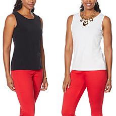 IMAN Global Chic 2-pack Jersey Knit Tank Set