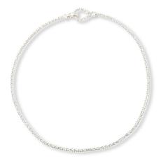 Imperial Silver 18" Diamond-Cut Sterling Silver Wheat Necklace