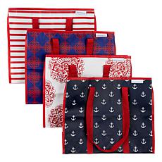 Improvements 4-pack Grocery Totes