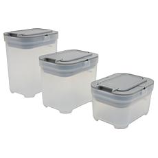 Improvements Set of 3 Pantry Storage Containers