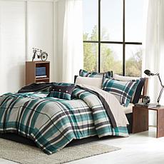 Intelligent Design Robbie Plaid Comforter Set with Bed Sheets