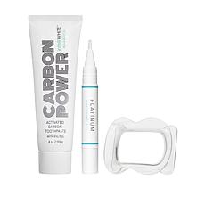 Intelliwhite Peppermint Platinum Pen & 4oz Carbon Power Toothpaste Kit