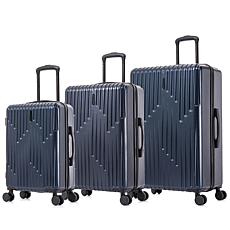 InUSA DRIP 3-Piece Hardside Spinner Luggage Set
