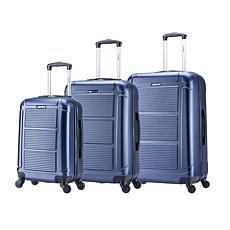InUSA Pilot Lightweight Hardside Spinner 3-Piece Luggage Set