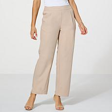 Jaclyn Smith Straight-Leg Pull-On Pant